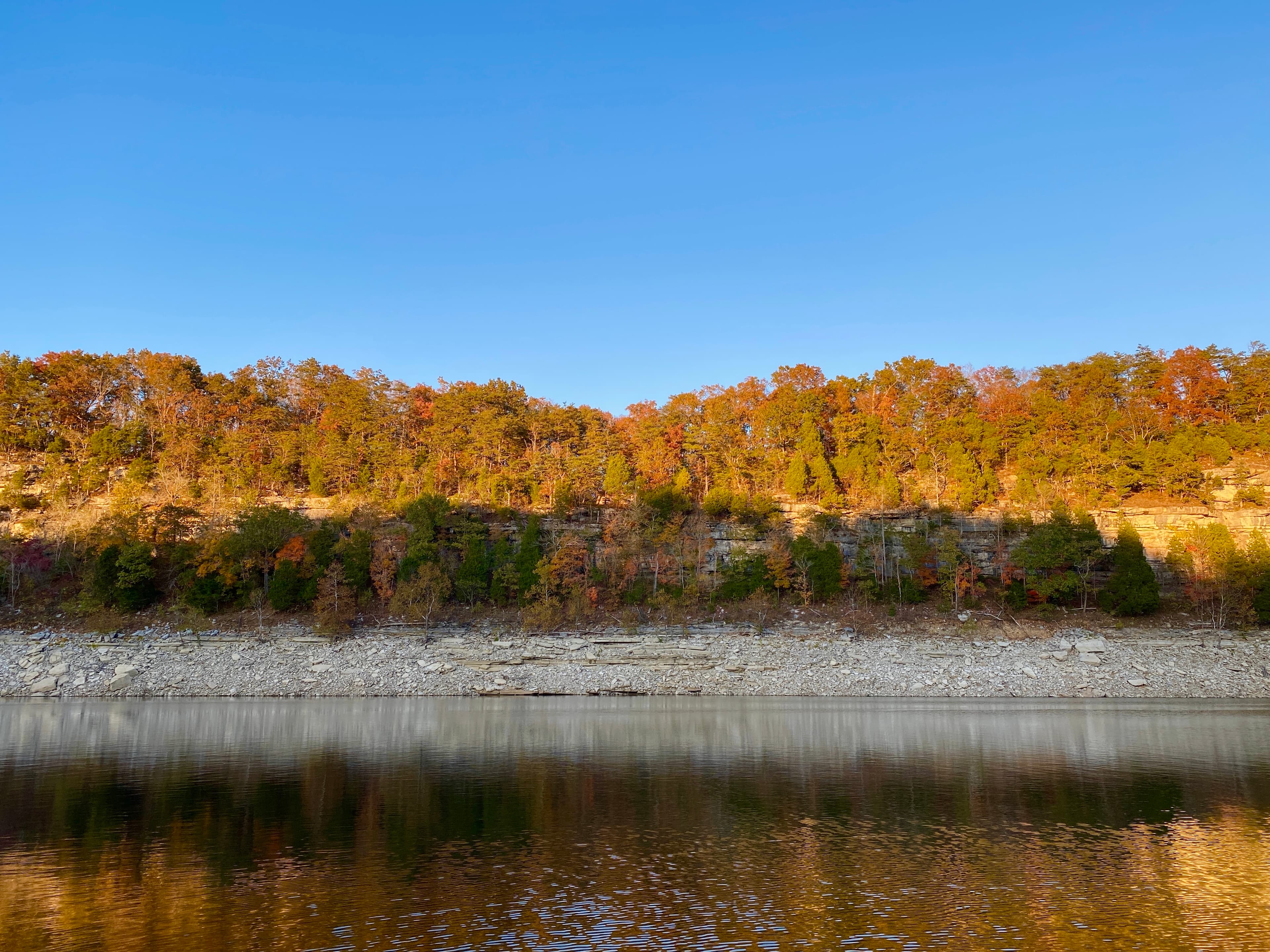 Fall fishing on Lake Cumberland