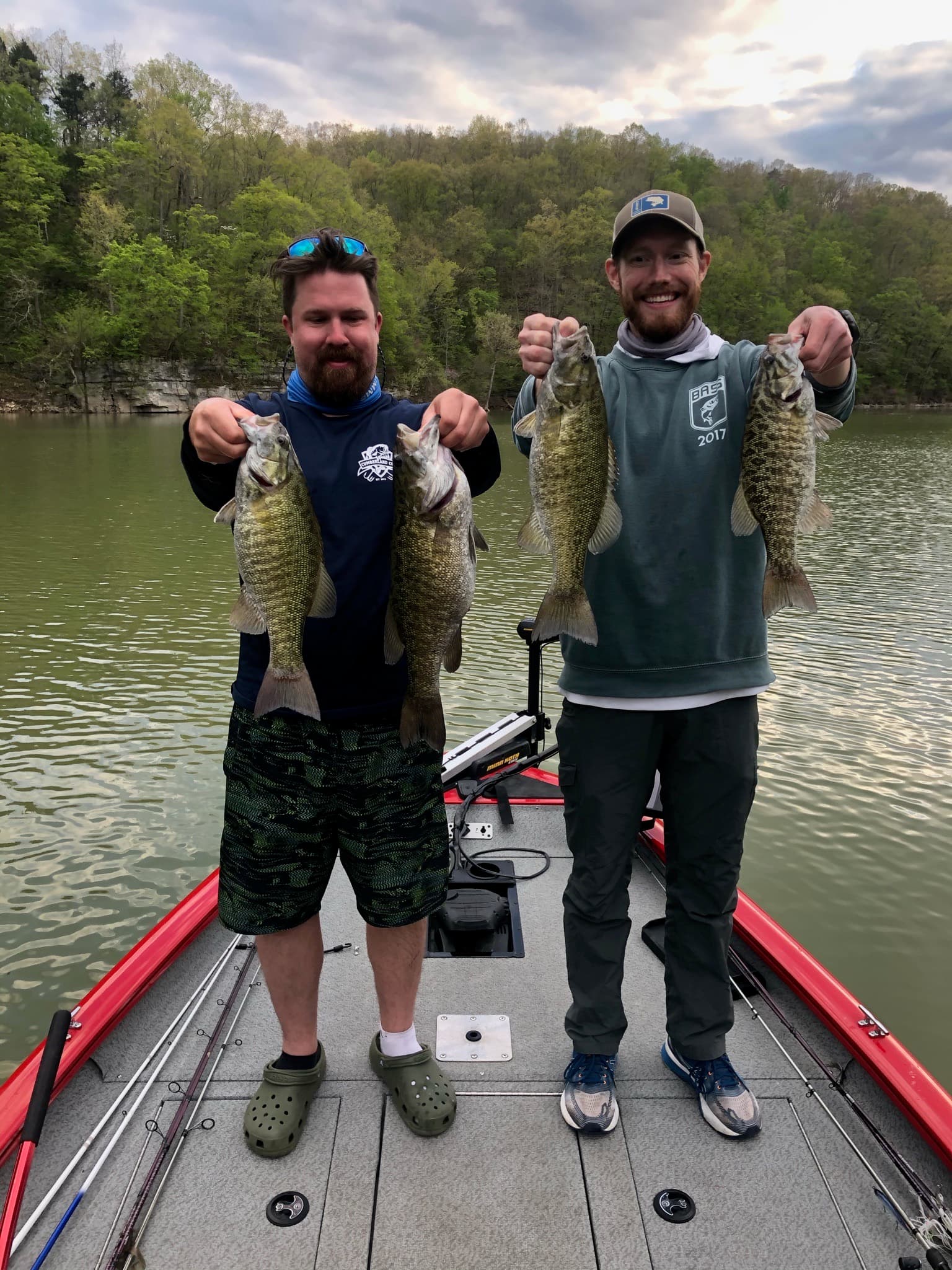Another great day of spring bass fishing on Lake Cumberland
