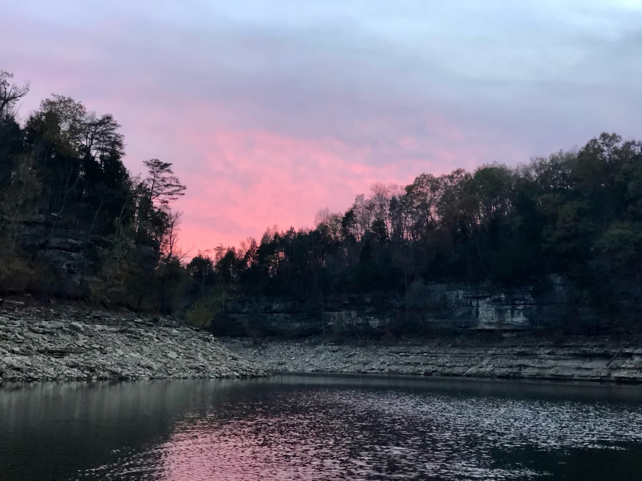 Sunset at Party Cove on Lake Cumberland
