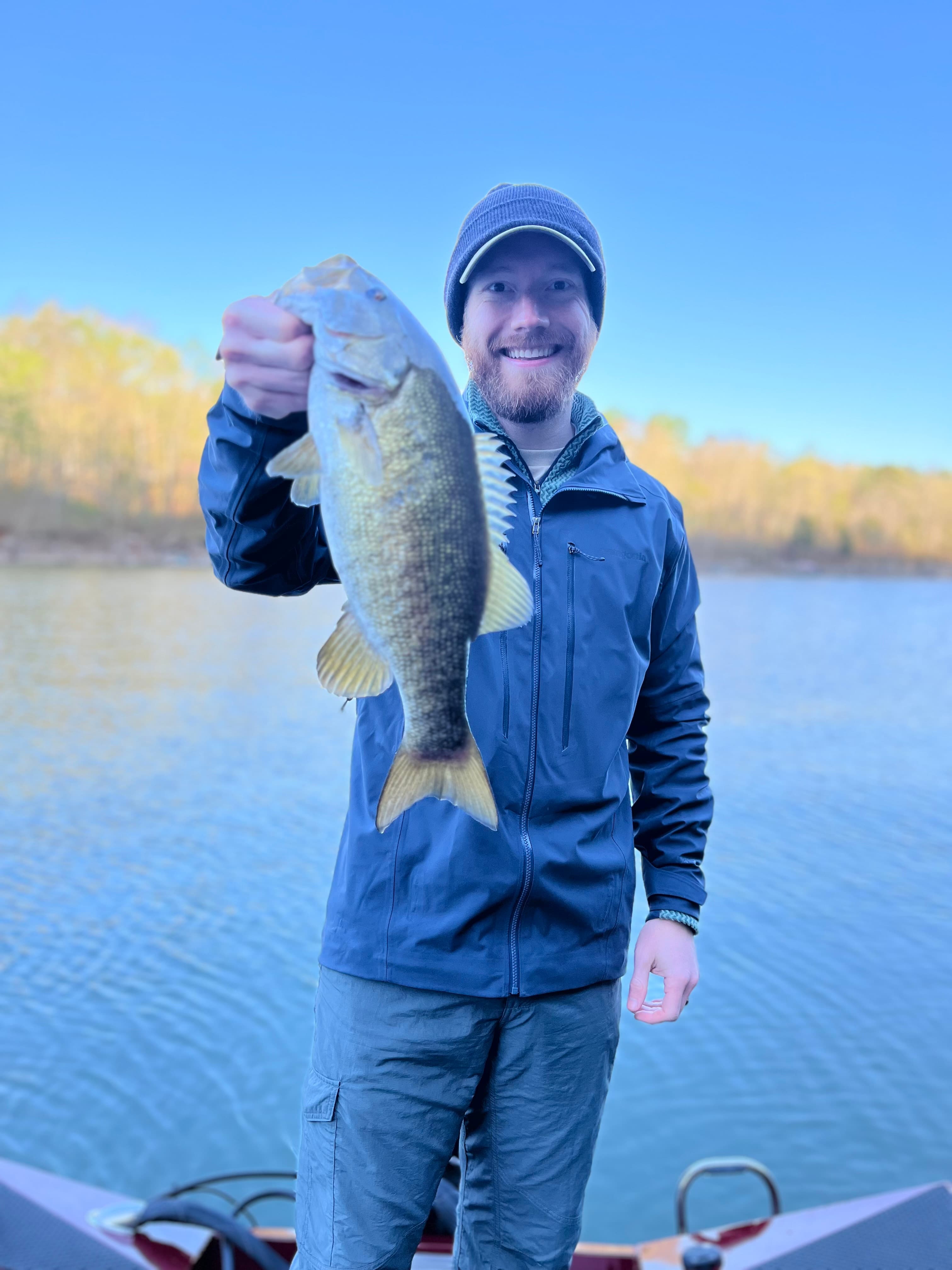 Smallmouth bass caught on Lake Cumberland
